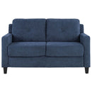 Horatio 58" Loveseat, Navy Chenille Acme