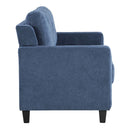 Horatio 58" Loveseat, Navy Chenille Acme