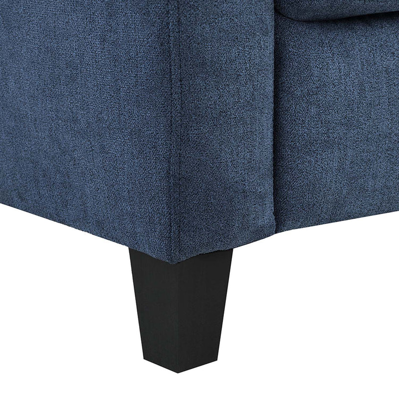 Horatio 58" Loveseat, Navy Chenille Acme