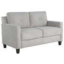 Horatio 58" Loveseat, Taupe Chenille Acme