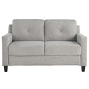 Horatio 58" Loveseat, Taupe Chenille Acme
