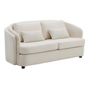 Mariko 69" Loveseat w/2 Pillows, Beige Linen Acme