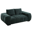 Ferrand 74" Loveseat, Green Linen Acme