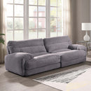 Cadenza 98" Loveseat, Gray Corduroy Acme