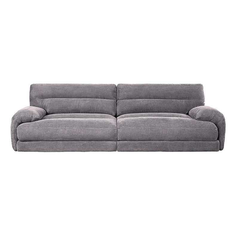 Cadenza 98" Loveseat, Gray Corduroy Acme