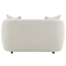 Etienne 67" Loveseat w/3 Pillows, Beige Linen Acme