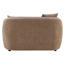 Keith 57" Loveseat w/2 Pillows, Brown Chenille Acme