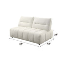 Loanna Modular - 67" Loveseat, Beige Linen Acme