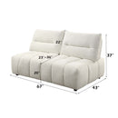 Loanna Modular - 67" Loveseat, Beige Linen Acme