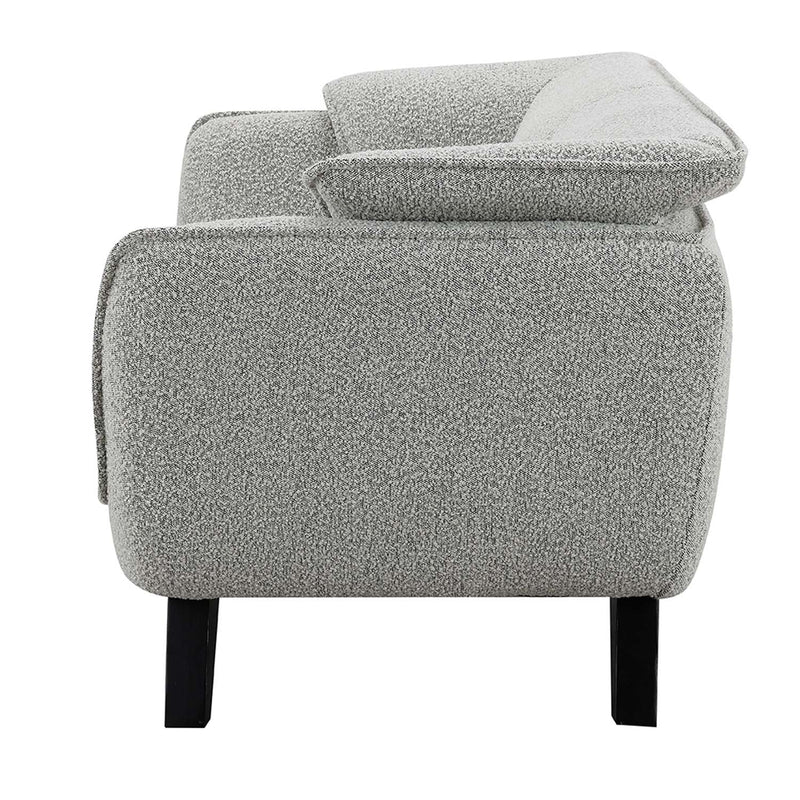 Nayeli 65" Loveseat, Light Gray Boucle Acme