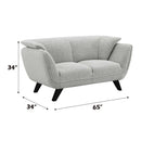 Nayeli 65" Loveseat, Light Gray Boucle Acme