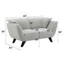 Nayeli 65" Loveseat, Light Gray Boucle Acme