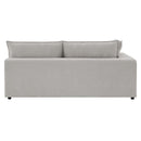 Marisa Modular Left Facing 84" Loveseat w/2 Pillows, Beige Boucle Acme