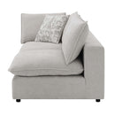 Marisa Modular Left Facing 84" Loveseat w/2 Pillows, Beige Boucle Acme