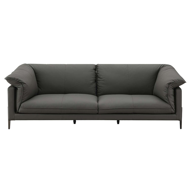 Tadi 69" Loveseat, Black Top Grain Leather Acme