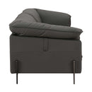 Tadi 69" Loveseat, Black Top Grain Leather Acme