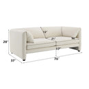 Jaeda 76" Loveseat, Beige Linen Acme