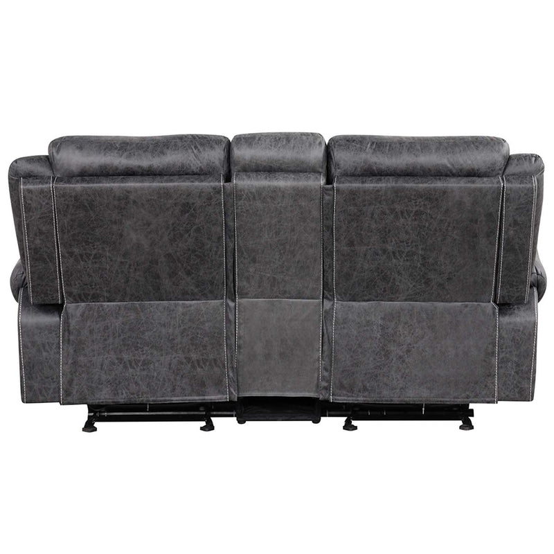 Zubaida Power Motion 75" Loveseat w/USB, Dark Gray Polish Microfiber Acme