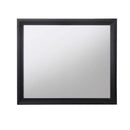 Ireland 39"x35" Mirror, Black Finish Acme