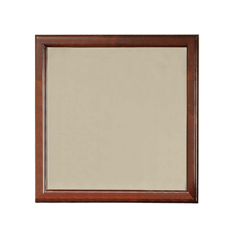 Louis Philippe III 36"x38" Mirror, Cherry Finish Acme