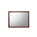 Ilana 45"x35" Mirror, Brown Cherry Finish Acme