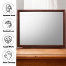 Ilana 45"x35" Mirror, Brown Cherry Finish Acme