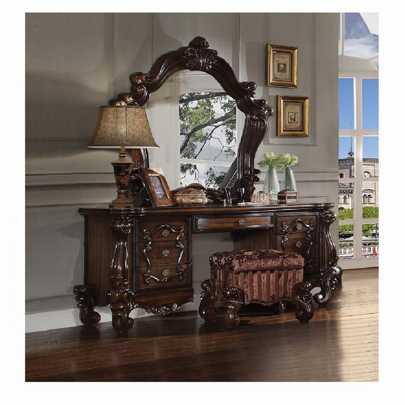 Versailles 48"x47" Mirror, Cherry Oak Finish Acme