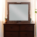 Andria 44"x39" Mirror, Reclaimed Oak Finish Acme