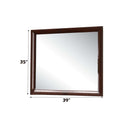 Ireland 39"x35" Mirror, Espresso Finish Acme