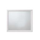 Ireland 39"x35" Mirror, White Finish Acme