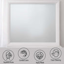 Ireland 39"x35" Mirror, White Finish Acme