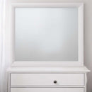 Ireland 39"x35" Mirror, White Finish Acme