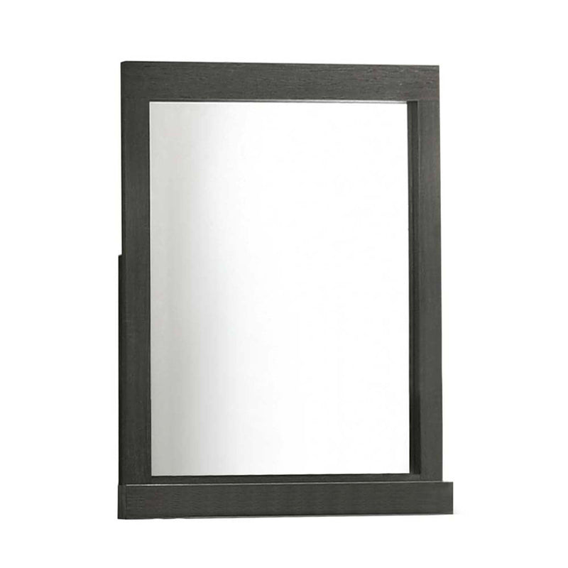 Lantha 43"x39" Mirror, Gray Oak Finish Acme