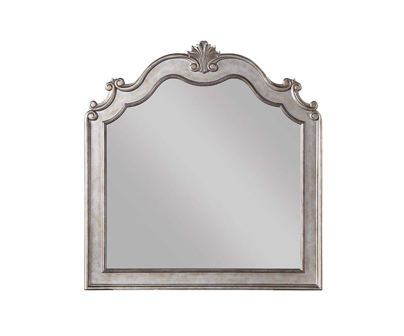 Esteban 43"x45" Mirror, Antique Champagne Finish Acme
