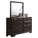 Merveille 39"x35" Mirror, Espresso Finish Acme