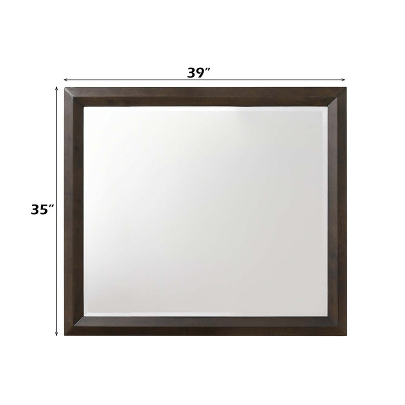 Merveille 39"x35" Mirror, Espresso Finish Acme