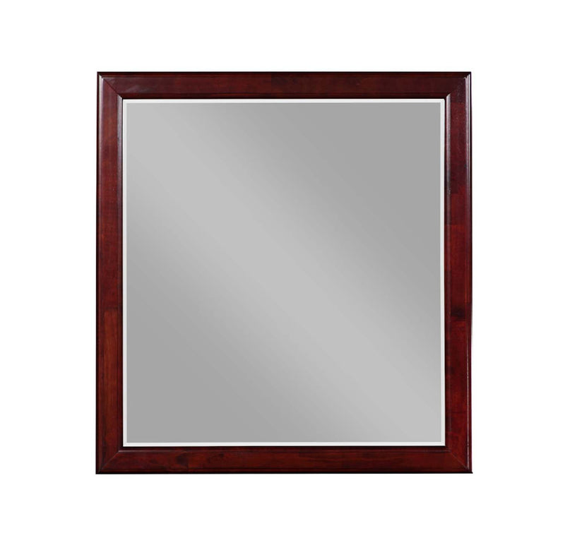 Louis Philippe 36"x38" Mirror, Cherry Finish Acme