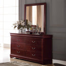 Louis Philippe 36"x38" Mirror, Cherry Finish Acme