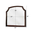 Lancaster 41"x37" Mirror, Espresso Finish Acme