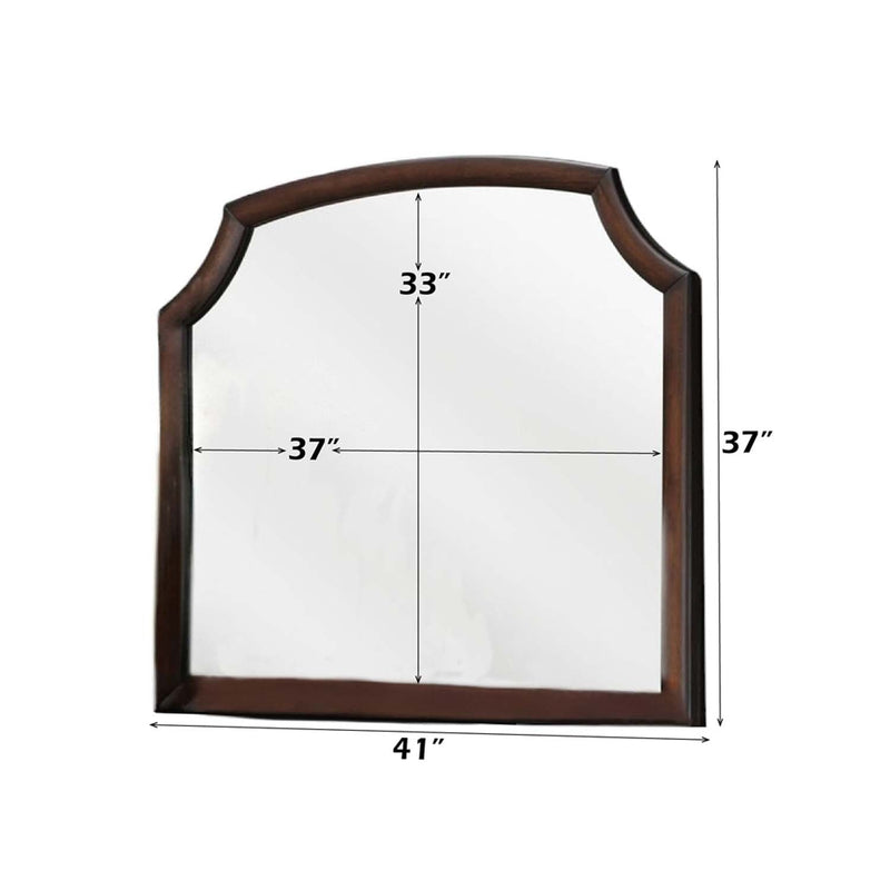 Lancaster 41"x37" Mirror, Espresso Finish Acme