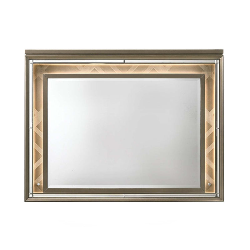 Skylar 49"x37" Mirror w/Led, Dark Champagne Finish Acme