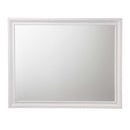 Naima 47"x36" Mirror, White Finish Acme