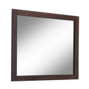 Oberreit 41"x34" Mirror, Walnut Finish Acme
