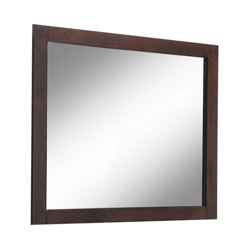 Oberreit 41"x34" Mirror, Walnut Finish Acme