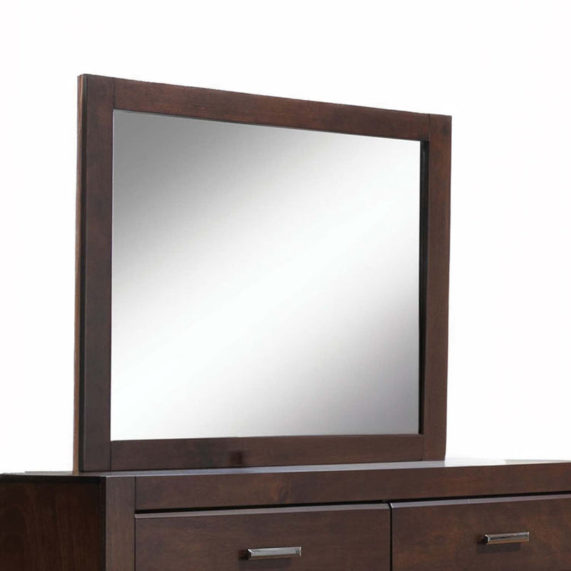 Oberreit 41"x34" Mirror, Walnut Finish Acme