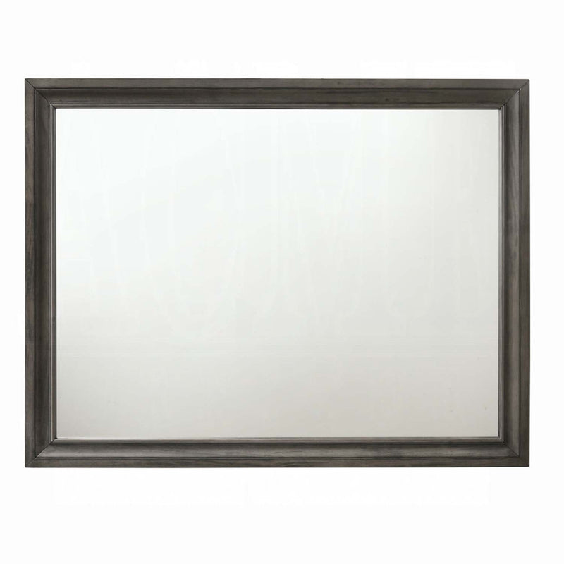 Naima 47"x36" Mirror, Gray Finish Acme
