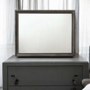 Naima 47"x36" Mirror, Gray Finish Acme