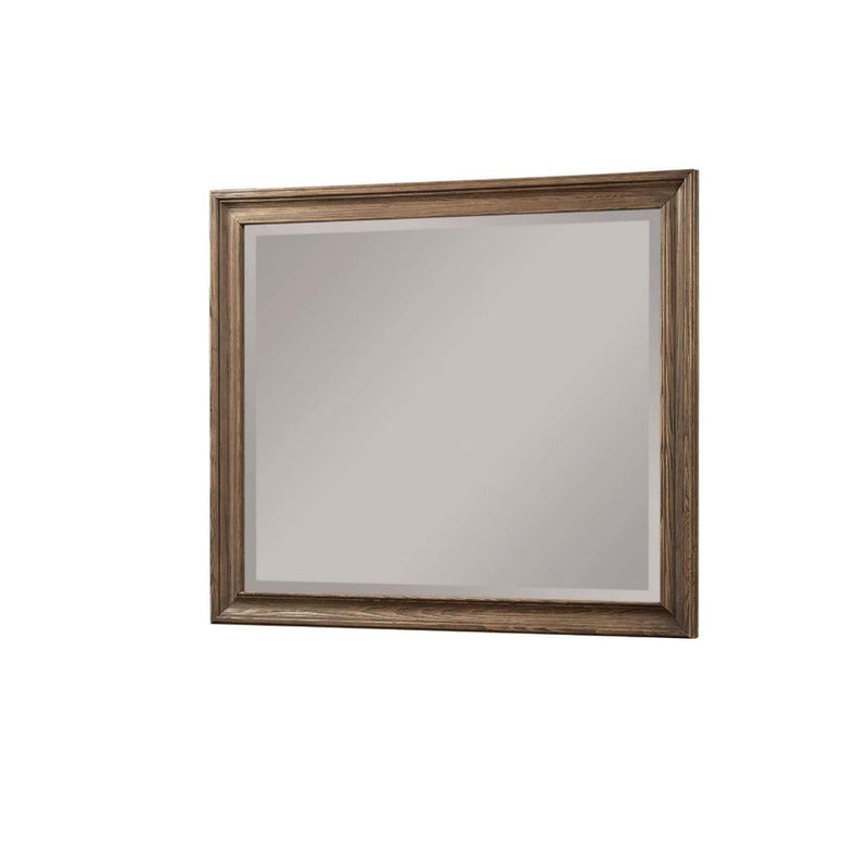 Inverness (Parker) 42"x35" Mirror, Reclaimed Oak Finish Acme