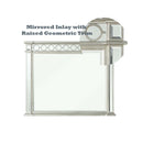 Varian 52"x42" Mirror, Mirrored Acme