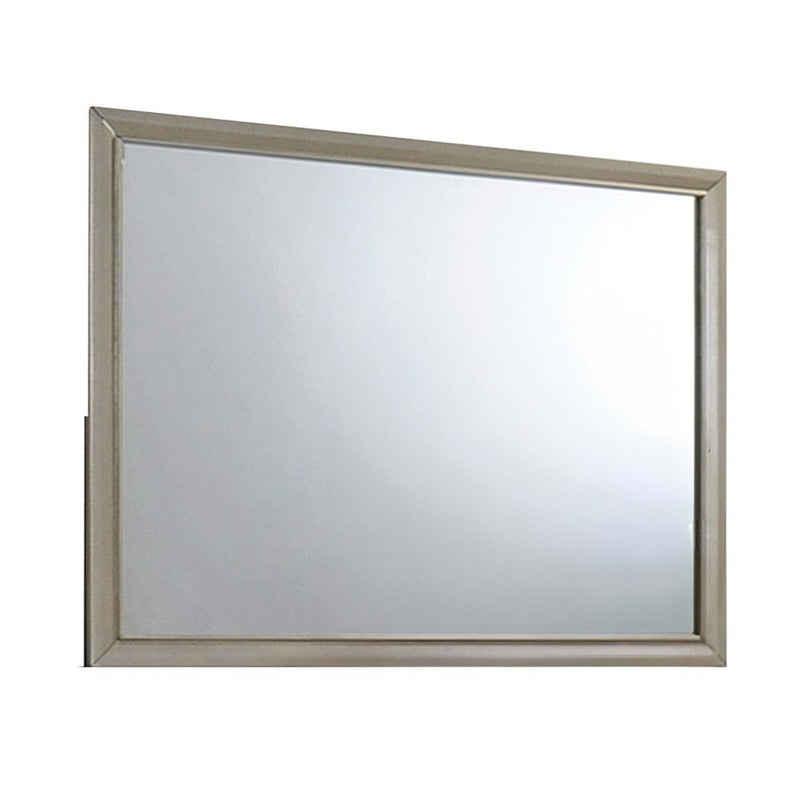 Carine 45"x35" Mirror, Champagne Finish Acme